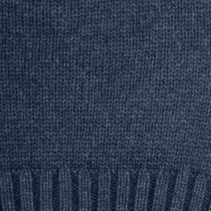 Doré Doré Bonnets^Bonnet unisexe en laine et cachemire - Bleu corsaire