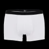 Doré Doré Caleçons & Boxer^Boxeur pour homme en coton stretch uni avec bande élastique siglée -