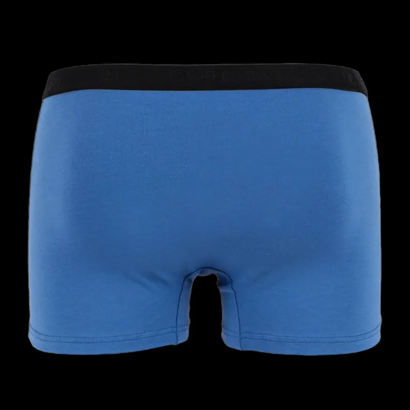 boxeur_pour_homme_en_coto_1-4.webp Doré Doré Caleçons & Boxer^Boxeur pour homme en coton stretch uni avec bande élastique siglée - Bleu Macadam