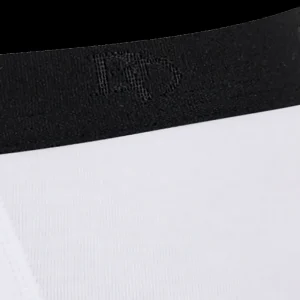 Doré Doré Caleçons & Boxer^Boxeur pour homme en coton stretch uni avec bande élastique siglée -