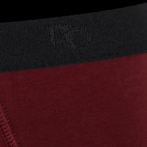 Doré Doré Caleçons & Boxer^Boxeur pour homme en coton stretch uni avec bande élastique siglée -