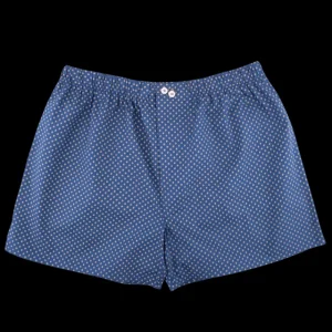 Doré Doré Caleçons & Boxer^Caleçon homme en coton à motif - Bleu Port