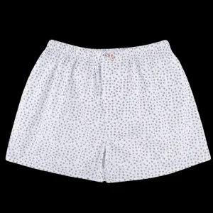 Doré Doré Caleçons & Boxer^Caleçon homme en coton à motifs - Bleu marine & Bleu Drapeau