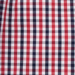 Doré Doré Caleçons & Boxer^Caleçon homme en coton à motif - Bleu marine foncé & rouge pommard