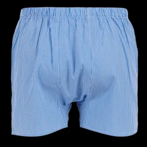 Doré Doré Caleçons & Boxer^Caleçon homme en coton à motif - Blanc & Bleu France