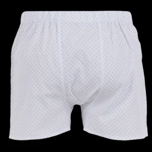 Doré Doré Caleçons & Boxer^Caleçon homme en coton à motif - Blanc & Bleu Pirogue