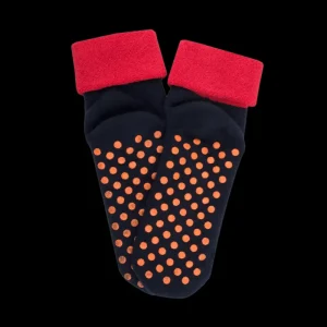 Enfant Doré Doré Chaussettes^Chaussettes enfant anti dérapant - Bleu et rouge