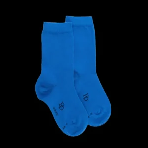 Enfant Doré Doré Chaussettes^Chaussettes enfant en coton égyptien - Bleu Cosmos