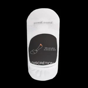 Femme Doré Doré Chaussettes Invisibles^Chaussettes femme invisible en coton et bandes anti-glisse -