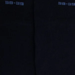 Femme Doré Doré Chaussettes Invisibles^Chaussettes femme invisible en coton et bandes anti-glisse - Bleu foncé