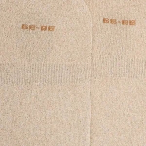 Femme Doré Doré Chaussettes Invisibles^Chaussettes femme invisibles en coton avec effet brillant - Désert