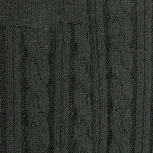 Homme Doré Doré Chaussettes^Chaussettes homme en laine à motif torsadés - Vert thuya