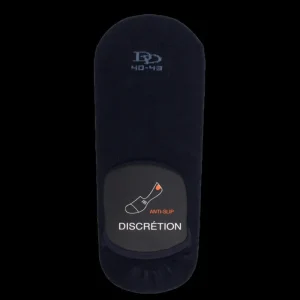 Homme Doré Doré Invisibles^Chaussettes homme invisibles en coton égyptien - Bleu marine foncé