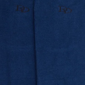 Homme Doré Doré Invisibles^Chaussettes homme invisibles en coton égyptien - Bleu Voilier
