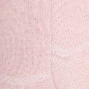 Enfant Doré Doré Chaussettes Hautes^Chaussettes longues à côtes pour enfants, en laine unie - Rose Azalée