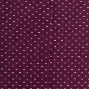 Femme Doré Doré Chaussettes Hautes^Chaussettes longues en laine pour femmes avec motifs à tirets - Rouge sangria