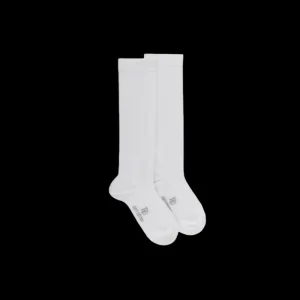 Enfant Doré Doré Chaussettes Hautes^Chaussettes longues fines pour enfants en coton égyptien -