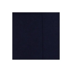 Enfant Doré Doré Chaussettes Hautes^Chaussettes longues fines pour enfants en coton égyptien - Bleu Matelot