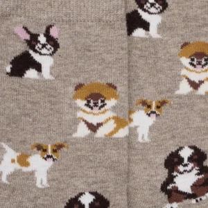 Enfant Doré Doré Chaussettes^Chaussettes motifs petits chiens -