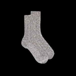 Femme Doré Doré Chaussettes^Chaussettes torsadées en coton recyclé -