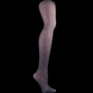 Femme Doré Doré Collants^Collant à pois Avignon - Bleu marine