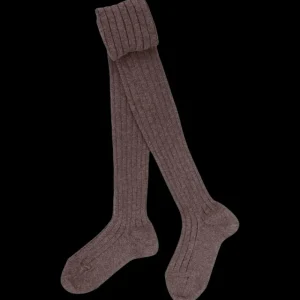 Enfant Doré Doré Collants^Collant enfant côtelé en coton doux - Brun