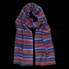 Doré Doré Écharpes^Echarpe en laine douce et cachemire - Rayures multicolores