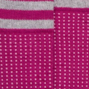 Enfant Doré Doré Chaussettes Hautes^Mi-bas coton enfant fantaisie à bandes -