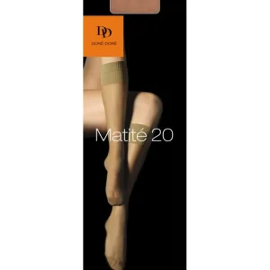 Femme Doré Doré Chaussettes Hautes^Mi-bas marron Escale pour femme matité 20