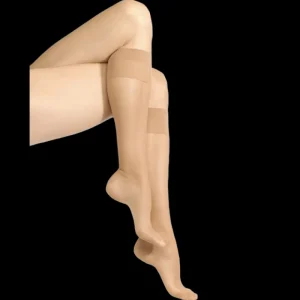Femme Doré Doré Chaussettes Hautes^Mi-bas femme matité 20 deniers - Halé