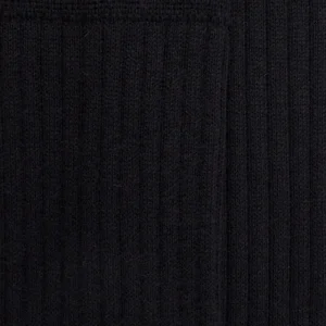 Homme Doré Doré Chaussettes Hautes^Mi-bas homme côtelés en laine mérinos -