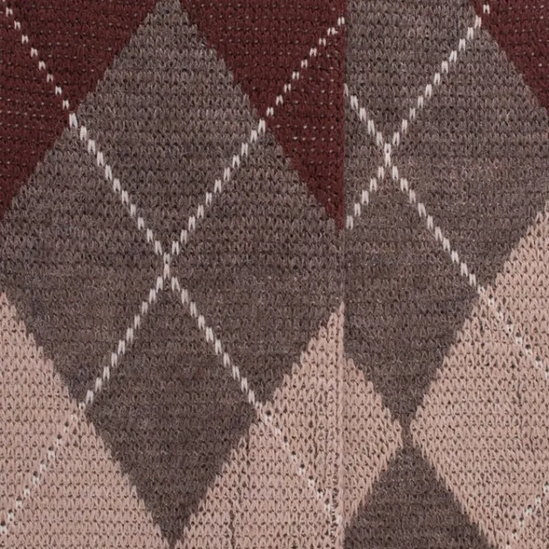 mibas_homme_en_laine_mrin_1-3.webp Homme Doré Doré Chaussettes Hautes^Mi-bas homme en laine mérinos à motif à losanges - Brun loutre & Beige Sable