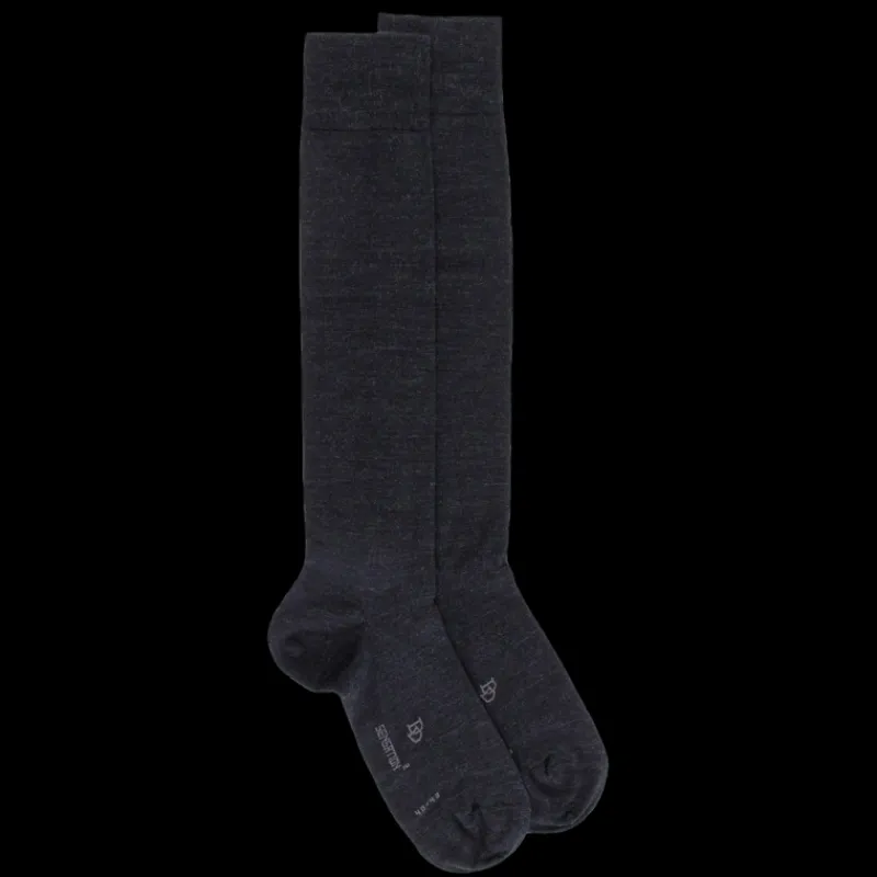mibas_homme_sensation_en__0.webp Homme Doré Doré Chaussettes Hautes^Mi-bas homme Sensation en laine et coton - Gris anthracite