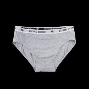 Doré Doré Slips^Slip en coton strech ultra doux- Gris