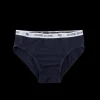 Doré Doré Slips^Slip en coton strech ultra doux- Bleu marine