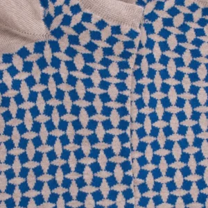 Homme Doré Doré Socquettes^Socquettes en coton égyptien pour hommes avec motifs géométriques - Beige Sahara