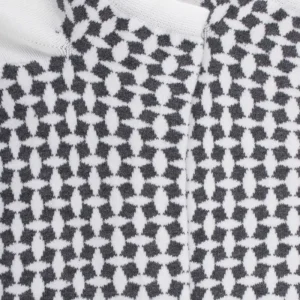 Homme Doré Doré Socquettes^Socquettes en coton égyptien pour hommes avec motifs géométriques -