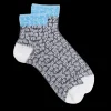 Femme Doré Doré Socquettes^Socquettes en viscose - Noir et bleu
