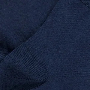 Enfant Doré Doré Socquettes^Socquettes enfant Light en fil d'Ecosse et polyamide - Bleu marine