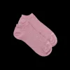 Femme Doré Doré Socquettes^Socquettes femme en coton avec effet brillant - Rose poudré