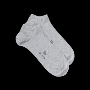 Homme Doré Doré Socquettes^Socquettes homme en coton doux - Gris clair