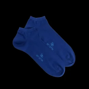 Homme Doré Doré Socquettes^Socquettes homme en coton doux - Bleu marine