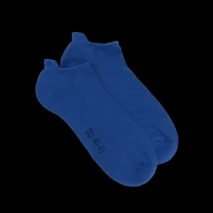 Homme Doré Doré Socquettes^Socquettes homme en coton avec semelle confort - Bleu Bassin