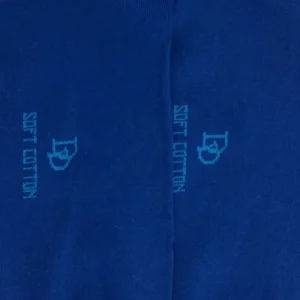 Homme Doré Doré Socquettes^Socquettes homme en coton doux - Bleu marine