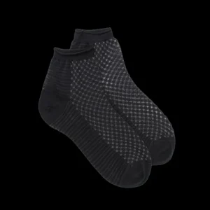Femme Doré Doré Socquettes^Socquettes pour femmes en fil d'Ecosse avec transparents -