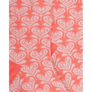 Femme Doré Doré Socquettes^Socquettes pour femmes en fil d'Ecosse avec motifs de fleurs en forme de cœur avec effet scintillant. -