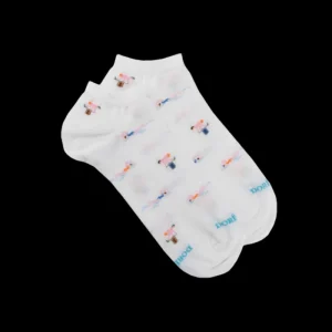 Homme Doré Doré Socquettes^Socquettes pour hommes en fil d'Ecosse à motifs de natation -