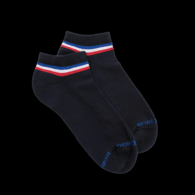 socquettes_sportifs_en_co_0-4.webp Homme Doré Doré Socquettes^Socquettes sportifs en coton éponge pour hommes - Bleu marine foncé