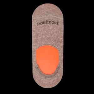 Homme Doré Doré Invisibles^Solerettes en coton et lin pour hommes - Blanc Grive