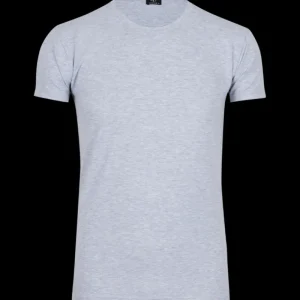Doré Doré T-shirts^T-shirt homme en coton - Gris Rocheux